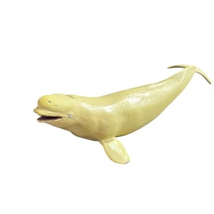 Figura de ballena beluga acuario de la bahía de Monterey 1991 Safari Ltd coleccionable para - Imagen 1 de 6