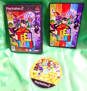 Playstation Teen Titans Video Game PS2 DC Comics 2006 & Instructions COMPLETE! - Picture 1 of 10