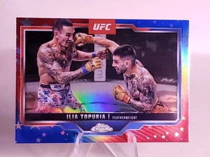 2025 Topps Chrome UFC Ilia Topuria Featherweight Red White and Blue #43 - Bild 1 von 2