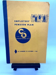 1961 C&O Railroad Employee's Pension Plan Booklet - Picture 1 of 7