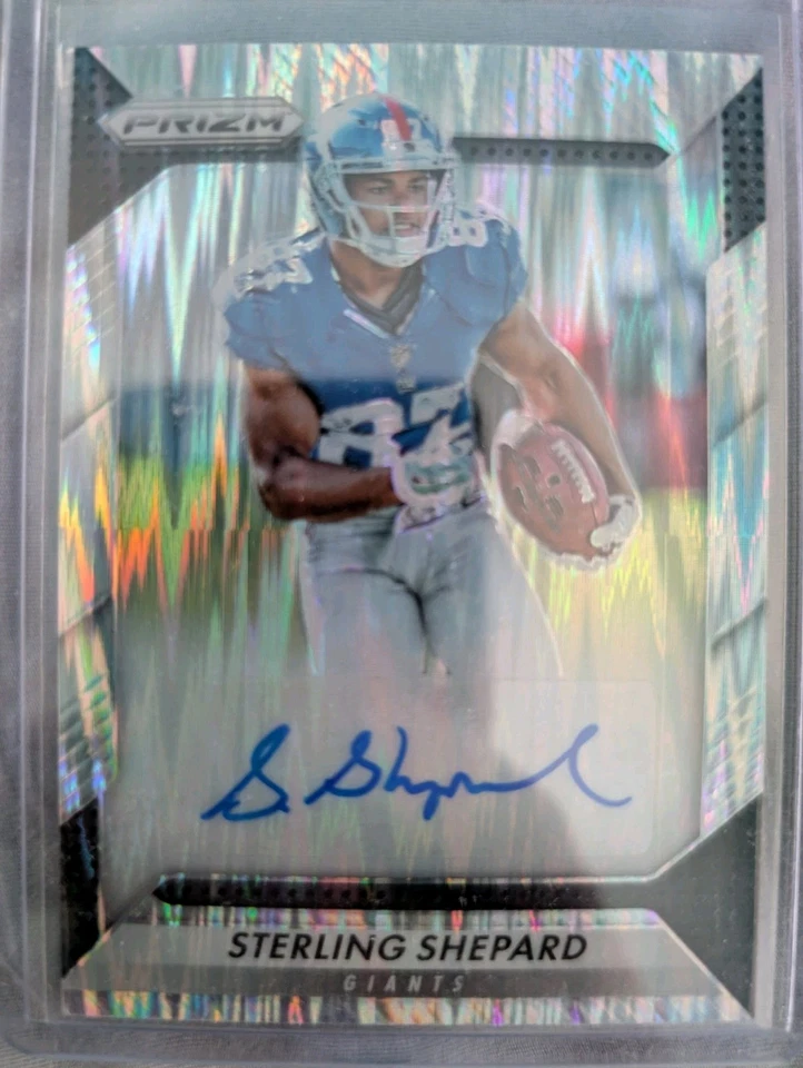 Карта дебютанта STERLING SHEPARD 2016 Panini Prizm Flash AUTO SSP RC PWE - Изображение 1 из 1