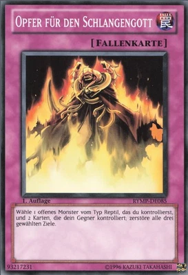 YuGiOh Opfer für den Schlangengott RYMP-DE085 Common Neu 1st - Bild 1 von 2