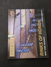 2014-15 UPPER DECK PREMIER JOHN VANBIESBROUCK RH-JV RINKS OF HONOR AUTO