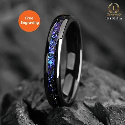Unique Her Promise Ring - Galaxy Ladies Wedding/Engagement Band Anniversary Gift - Image 1 of 4