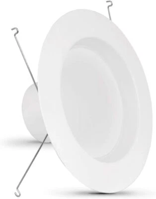 Feit Electric 5/6 in. LED Retrofit Recessed Light Trim Dimmable Stand Base 5000K - Image 1 of 4