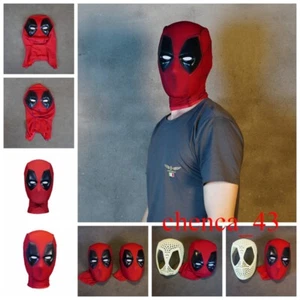 1PC Handmade Deadpool 3 Screen Accurate Wearable Mask Cosplay Headgear Prop Gift - Picture 1 of 42