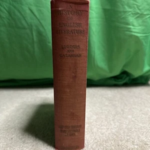 A History Of English Literature Legouis & Cazamian 1935 Revised Two Vol In One - Picture 1 of 18
