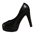 1 Pair 1/6 Scale Black Women High Heels Shoes for 12 inch Female Action Figure