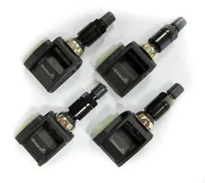 New Schrader 29096 OE 433mhz Black Stem TPMS Set Fits 2022 Chevrolet Corvette C8 - Picture 1 of 1