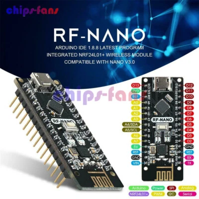 RF-Nano Integrated Board Micro USB Interface NANO V3.0 NRF24L01 For Arduino DIY - Image 1 of 4