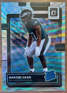2022 Donruss Optic - Nakobe Dean - Rated Rookie - Wave Prizm SP /300 - Picture 1 of 2