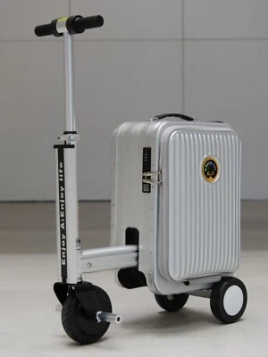 Electric Rideable Suitcase – Pink 20" Cabin Luggage with USB Port & TSA Lock - Image 1 of 4