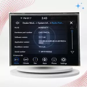 Genuine Mopar NAV Multimedia for 2019 Jeep Grand Cherokee Model 68429214AB - Picture 1 of 14