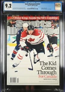 March 8, 2010 SIDNEY CROSBY Sports Illustrated Newsstand CGC 9.2 White Near Mint