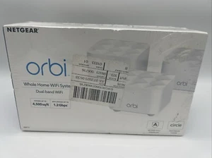 New Netgear Orbi RBK13 AC1200 WiFi with Router & 2 Satellite Extenders FreeS&H - Bild 1 von 8