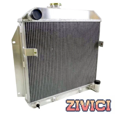 Radiador de aluminio para 1955 1956 Plymouth Belvedere Fury Plaza Suburban L6 3,8 L Foto 1 de 4