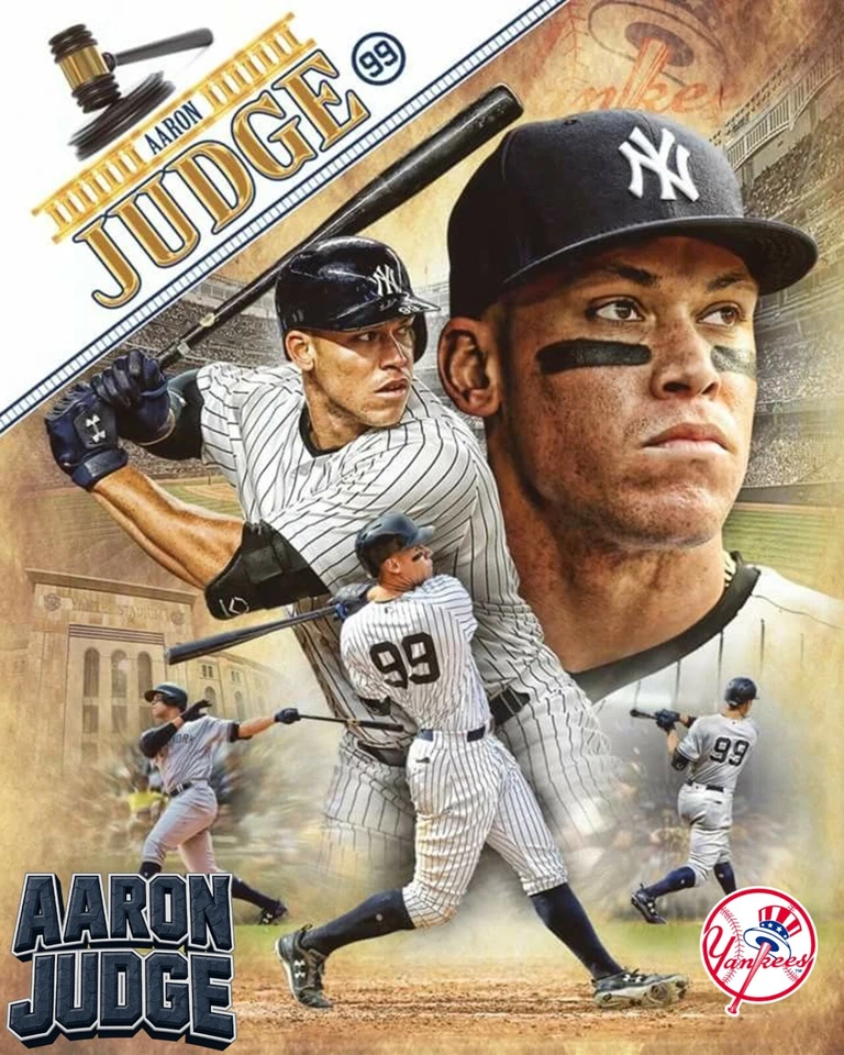 Aaron Judge New York Yankees  MLB 8x10 photo MVP All-Star - Image 1 of 1