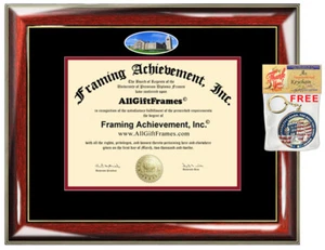 Cornell University Diploma Frame campus photo College Framing Certificate Gifts - Picture 1 of 3