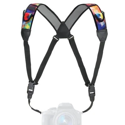 USA GEAR Brustgurt für DSLR-Kameras mit Schnellverschlussschnallen geometrischem Neopr...