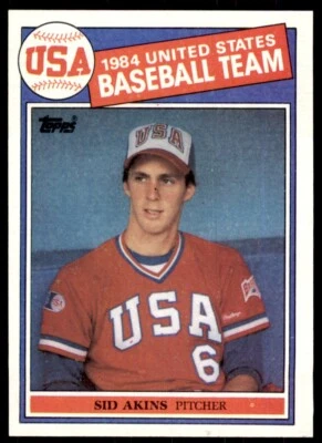 1985 Topps Sid Akins B Football Cards #390 - Image 1 of 2