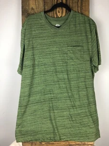 Revolution Men Sz L Heathered Green Short Sleeve VNeck T Shirt Top - Picture 1 of 8
