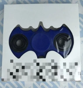 Batman Finger Fidget Hand Spinner Fast Kids Toy Craze BLUE Gadget *new* - Picture 1 of 3