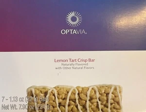 Lemon  Tart Crisp Bar Optavia (7 Bars)  6/26 *BESTPRICEONEBAY* FREE SHIP - Picture 1 of 2