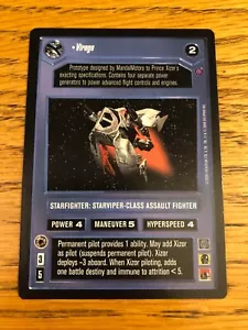 SWCCG Star Wars CCG Reflections 2 REF II Virago LP/NM - Imagen 1 de 1