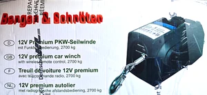 Berger & Schröter Autoseilwinde 12V Premium 10m (31146) - Bild 1 von 3