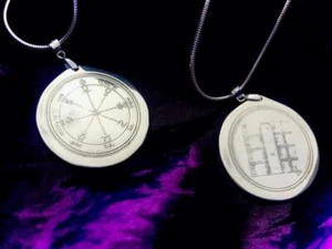 Ultimate Pentacle of The Moon for Unlocking Opportunities 30mm - Talisman Sigil - Imagen 1 de 3