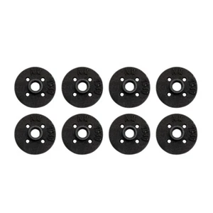 8 Pcs Decorative Pipe Fitting Plumbing Floor Flange Pipe Flange 1/ 2 - Picture 1 of 12