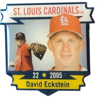 MLB St. Louis Cardinals 2005 "David Eckstein" 1.5" Lapel Pin - Image 1 of 2
