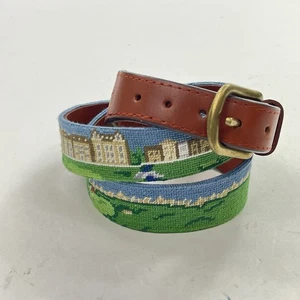 Cintura in pelle Smathers & Branson con ago di St. Andrews Old Course taglia 40 - Foto 1 di 12