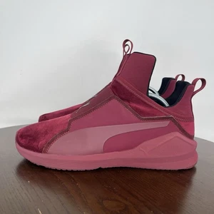 Puma Fierce Shoes Women's 8.5 Red Running Velvet Cordovan Sneaker 19091301 - Picture 1 of 19