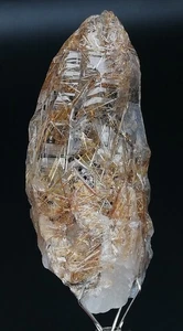 56 CARATS ROJO SAGITA RUTILO INCLUSIÓN CRISTAL CUARZO DE PAKISTÁN, (AJ-25), - Imagen 1 de 19