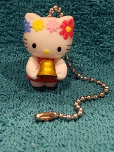 Hello Kitty with Bell Light Pull or Fan Pull - Hello Kitty Decor - Hello Kitty - Picture 1 of 2