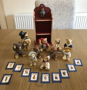 10 Peter Fagan Colour Box Bundle Teddy Bears & Colour Box Miniatures Shelf Unit - Picture 1 of 7