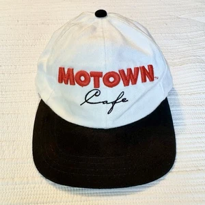 Vintage Motown Cafe New York Snapback Mütze 90er R&B Detroit Music Label Cap - Bild 1 von 5