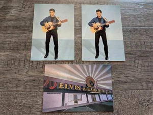 Lote de 3 postales vintage de Elvis Presley de 4"x6" BONITAS - Imagen 1 de 7