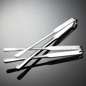 Stainless Steel Barbecue Tongs Kitchen Gadgets Accessories Cooking Tool - Photo 1/11