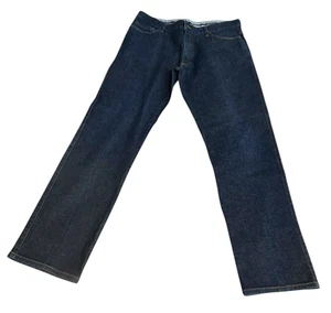 Jeans Zegna Sport uomo blu denim reale 34x30 classico gamba dritta vestibilità rilassata - Foto 1 di 12