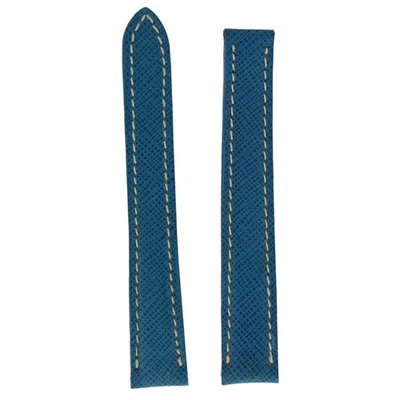 Cartier Blue 14mm x 12mm Alligator Leather Deployment Strap - Image 1 of 2