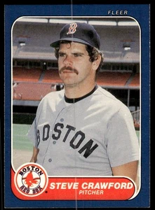 Steve Crawford 1986 Fleer #346 Boston Red Sox - Bild 1 von 2
