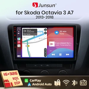 Radio estéreo de coche DAB+ 4G Android 13 para Skoda Octavia 2008-2013 GPS navegación por satélite cámara - Imagen 1 de 26
