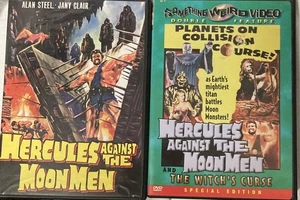 Hercules Against The Moon Men The Witchs Curse DVD Lot 2002 Used Great Condition - Foto 1 di 8