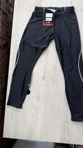 Louis Garneau Heatmaxx Men's Small Black Oslo Tights NEW (E7) - Picture 1 of 4
