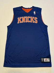 Camiseta de baloncesto reversible de los NBA Knicks azul y naranja para hombre talla mediana - Imagen 1 de 5