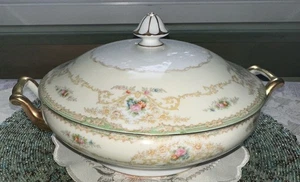 Vintage 1930er Noritake (Morimura) N830 8,5" bedeckt Gemüse - Bild 1 von 12