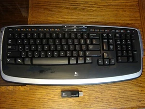Logitech LX 710 Wireless Keyboard with USB Dongle - FULLY TESTED! - Picture 1 of 8