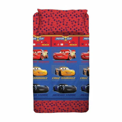 Completo lenzuola Cars Disney Pixar per letto Singolo W566 - Immagine 1 di 2